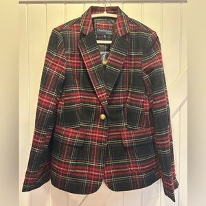 Vintage Chadwicks Women's Tartan Plaid Blazer Sz8